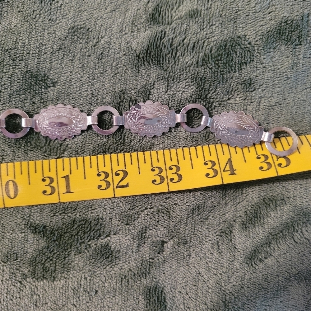 Vintage Costume Grade Silver Concho belt - Picture 6 of 6